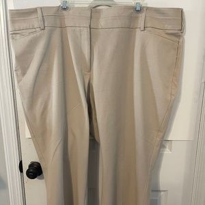 Lane Bryant Allie Pant, Khaki/Tan/Beige